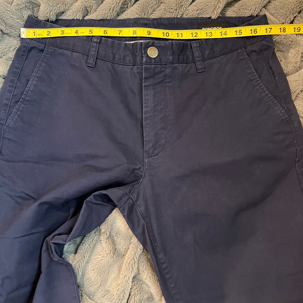Bonobos Slim Blue Chinos Size 34w - Picture 12 of 14